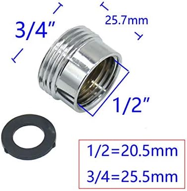 Acessórios de conexão de mangueira de jardim de latão de 1/2 polegada a 3/4 3/8 conector rosqueado masculino 1/2 3/4 3/8