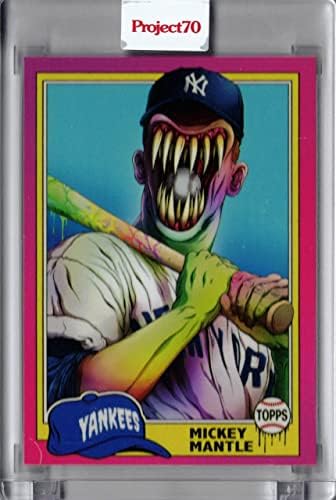 2021 Topps Project 70 Baseball Card 935 1981 Mickey Mantle por Alex Pardee