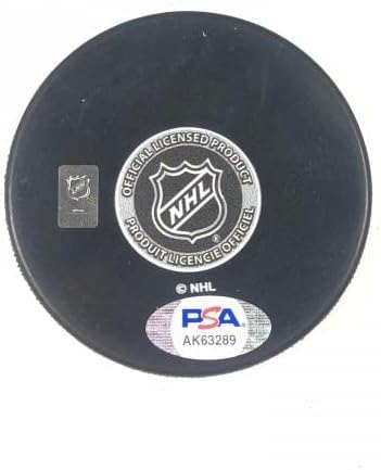 Connor Murphy assinou o hóquei PUCK PSA/DNA Chicago Blackhawks autografados - Pucks autografados da NHL