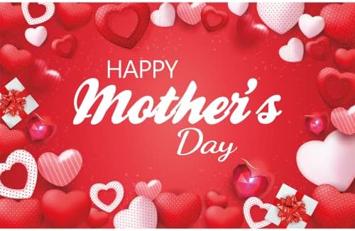 Feliz Dia das Mães Banner Feliz Dia das Mães Antecedentes para Decoração e Suprimentos da festa do Dia das Mães, 70,8x43,3