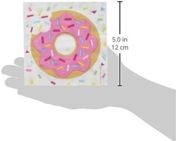 Guardanapo de bebida de donut de conversão criativa, 6,5 x 6,5, multicolor