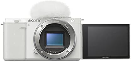 Sony Alpha ZV -E10 - APS -C Câmera de vlog sem espelho intercambiável APS -C - branca