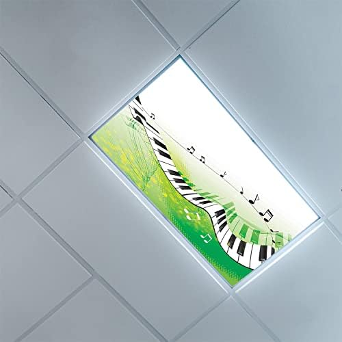 Tampas de luz fluorescentes para o teto dos painéis de difusor de luz-música-fluorescente tampas de luz para sala