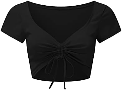 Sorto casual da moda para mulheres de verão de manga longa de verão, gráfico vintage o pescoço camisetas leves e de tamanho