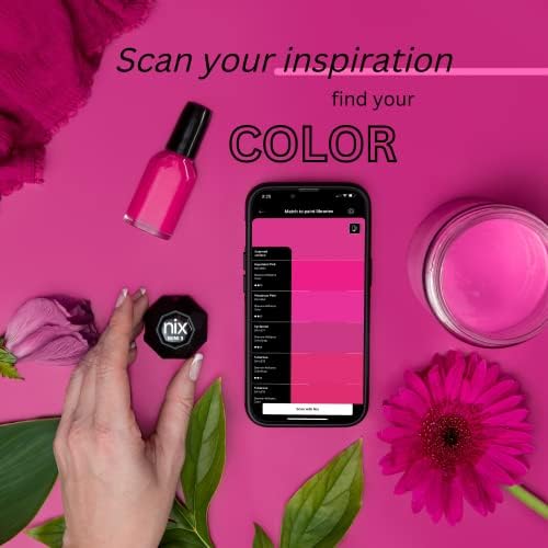 Nix Mini 3 Sensor de cores Colorímetro - Ferramenta de correspondência de cores portátil - detritos de poeira e resistentes a salpicos - Identifique e combinam com os valores de pintura e cores digitais instantaneamente