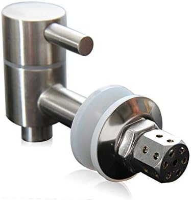 Spigot de metal de aço inoxidável para dispensador de bebidas com torneira de substituição de tela para dispensador de água de porcelana de porcelana de porcelana