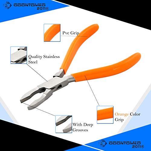 ODONTOMED2011 5 ANELOS PABELOS DE ENCERRO PVC GRIP ORANGE DILIZAÇÃO DO CORPELO DE FERRAMENTAS DO CORPELO ODM