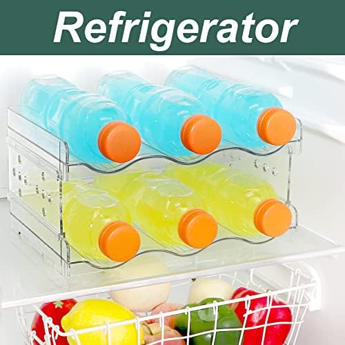 Organizador de garrafas de água Tipgo para armário - 4 compacta de copo Organizador para armários de cozinha, rack de