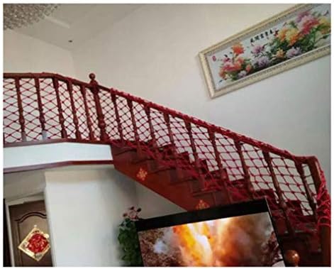 Yuwuxin Multi-Purpose Rope Net Nylon decoração de decoração líquida de segurança infantil Staircase Balcony Anti-Fall Indoor