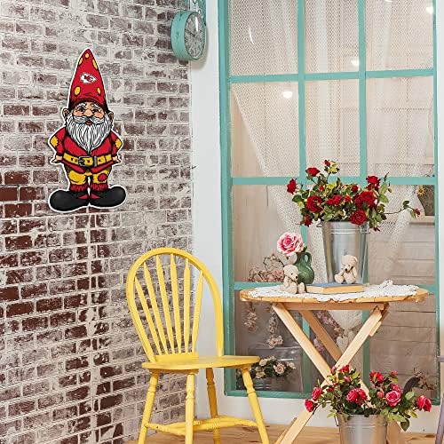 RICO INDUSTRIES NFL GNOME CUTO DE CELANTE CORTE CORTE - Decoração de casa e da sala - Ez de feltro macio para pendurar