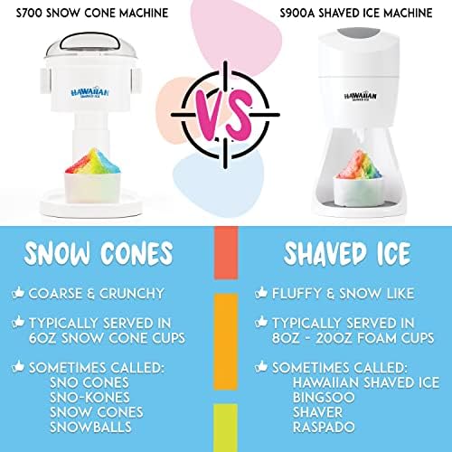 Máquina de cone de neve e cone de neve barbeada e de gelo raspado e barbeado com 6 pacote de xarope de sabor e acessórios
