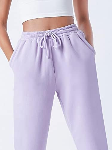 Calça de pistola de pista de pista de cordas makemechic feminina