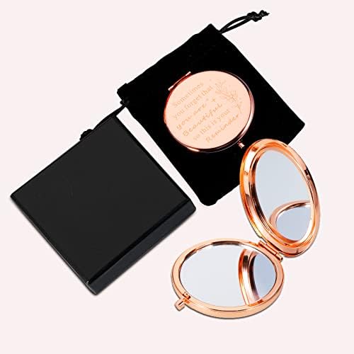 Valentine Gifts for Women Makeup espelho Aniversário STOCKING STOCKERS COMPACT MELHERRO GORES PARA POMOS BOM FROENHENS