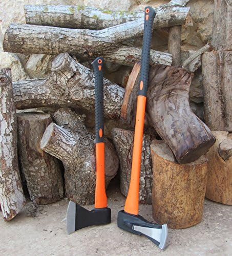 Tabor Ferramentas divididas em machado, maul dividido em madeira com alça de fibra de vidro forte e aderência anti-deslizamento.