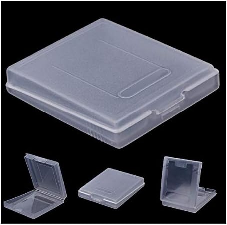 DSSTYLES 5PCS CLARO PLÁSTICO CARTURIDO CAPA DE CASA DE CASO DE CASO PARA O GAME BOY GB GBC GBP GOTUDEGEM GOTEME