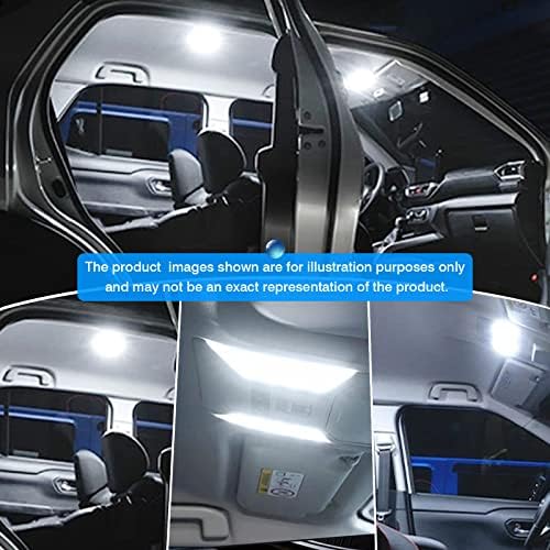 Forccord Custom Fit for Interior LED LUZ Toyota Corolla Sport/Touring/Seden 19-23 Dome 6000K Lâmpadas LED lâmpadas