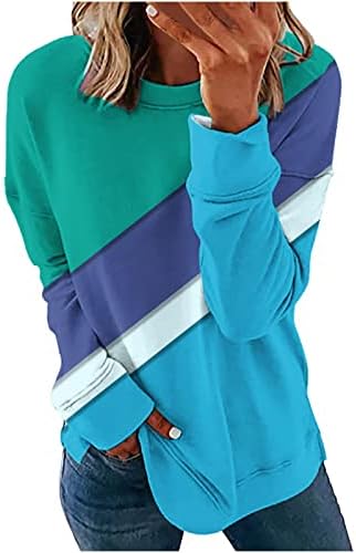 Moletom de Sween Caso de inverno Roupas de cor Pullover para mulheres camisas casuais Moda de manga comprida Túnicas da