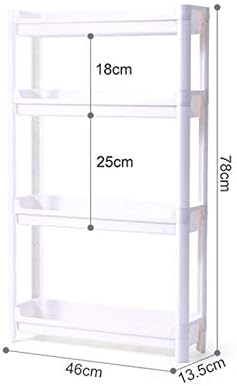 Jahh Multifuncional Rack de armazenamento de lacunas de lacunas multi-camada de plataforma de cozinha de cozinha organizador de prateleira casa de acabamento de acabamento