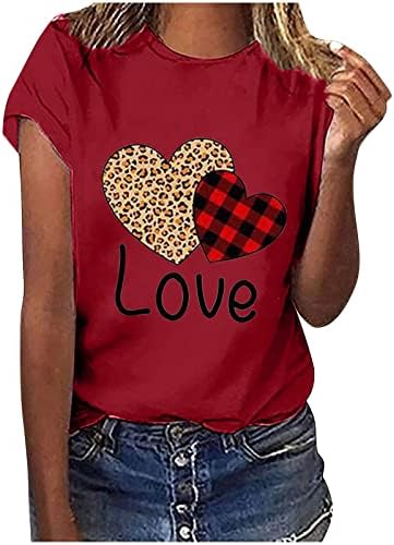 Camas para mulheres engraçadas fofas de manga curta de outono camiseta de amor tee tops blusa presente para casais