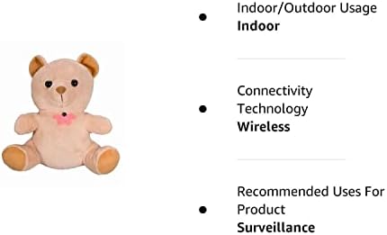 Xtreme LIFETM 720p Teddy Bear Câmera escondida com DVR construído em HD