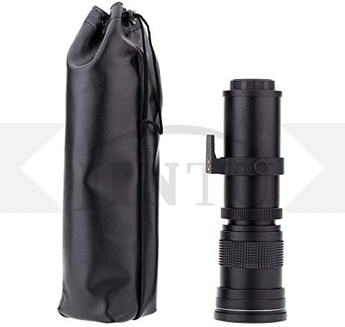 Jintu 420-800mm Lens de telefoto manual de 420-800m com Sony alpha A900 A700 A550 A350 A58 A99 A77 A100 A500 A450 A290