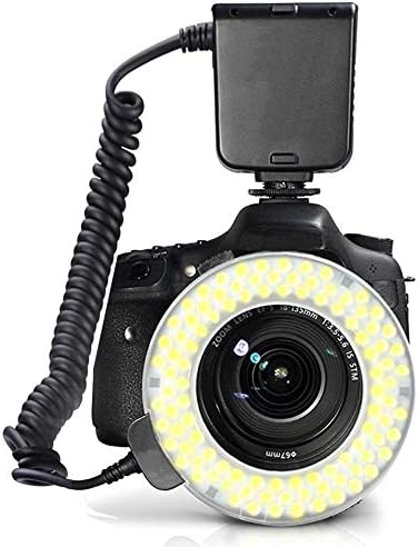 Luz de anel de macro dupla/flash compatível com Nikon D3100