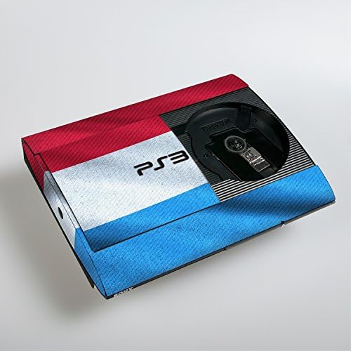 Sony PlayStation 3 Superslim Design Skin Bandeira do Luxemburgo adesivo de decalque para PlayStation 3 Superslim