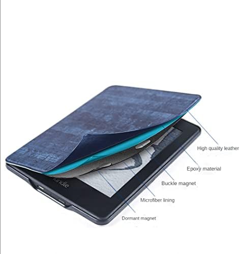 Caso esbelto para o Kindle All-Now Kindle, capa inteligente colorida de couro PU com despertar/sono automático, ajuste