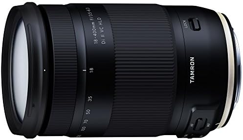 Tamron 18-400 di II VC HLD Modelo B028 Ultra telefoto High Power All em uma lente Zoom para pacote de câmeras DSLR de montagem