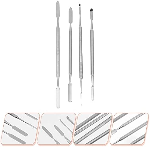 Ferramentas de cuidados com a pele Heleled Ferramentas de cuidados com a pele Manicure Tools 12 PCS PCS Aço inoxidável Maquiagem