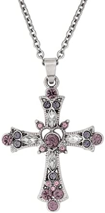 Colar cruzado gótico sacina, gargantilha cruzada, colar cruzado para mulheres, colares góticos, presente de jóias do Ano