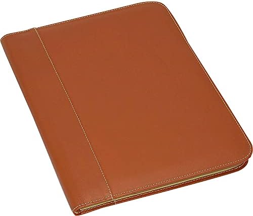 Piel de couro de couro, padfolio, sela, tamanho único