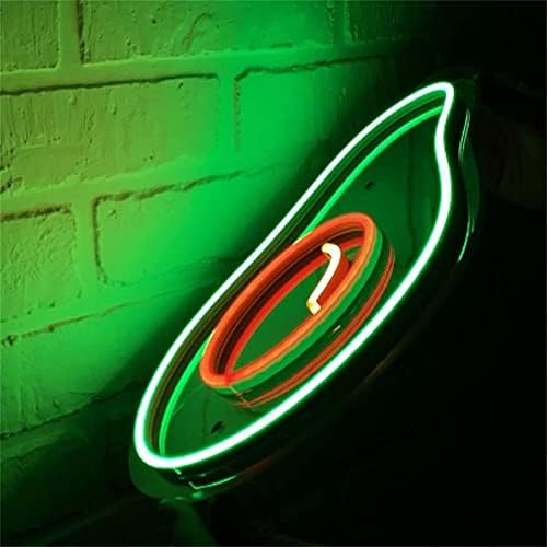 DVTEL Green Avocado Néon Sinal LED Modelagem de letras luminosas leves luminos