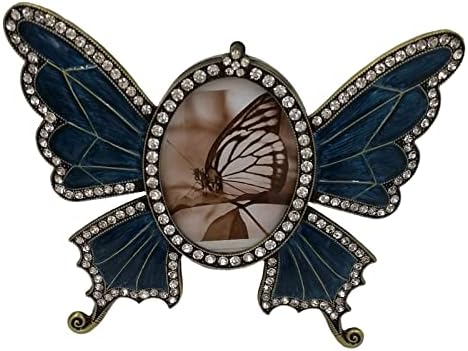 SM Sunnimix Decorative Butterfly Frame, Ornamento de artesanato Classic Picture Solter para decoração de mesa de barra de quarto, grande