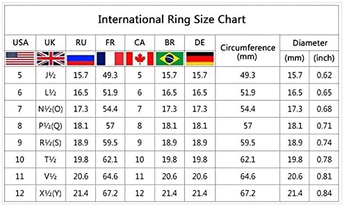 Princesa feminina Round Round Cut Ring Tingle Ring Rings Western Rings for Women