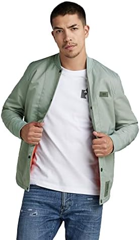 Jaqueta casual acolchoada masculina crua