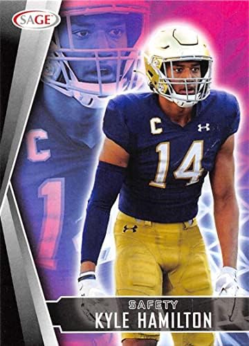 2022 Sage Low Série 36 Kyle Hamilton Notre Dame Fighting Irish RC Rookie Football Trading Card