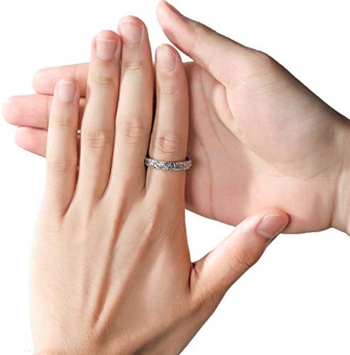 Anéis empilháveis ​​para mulheres diamantes cúbicos zirconia promessa anéis empilháveis ​​bandas de festas de festas rings band para mulheres meninas de dedo vintage clássico ring ring c363