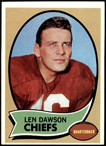 1970 Topps Football 1 Len Dawson Kansas City Chiefs excelente