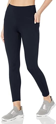 Danskin Women's duplo escovado 7/8 legging