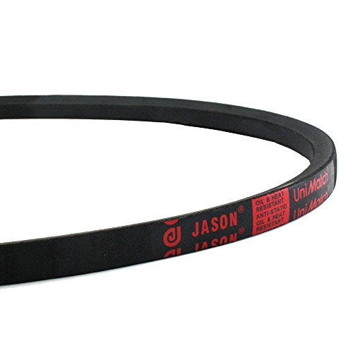 Jason Industrial A27 4L290 V-Belt, A/4L Seção, borracha natural/sbr/poliéster, 29 comprimento externo, 1/2 largura superior, 11/32 espessura