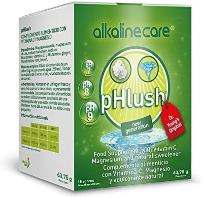 PHLUSH - Laxante natural alcalino para desintoxicar, limpar e alcalinizar o trato intestinal - cuidado alcalino