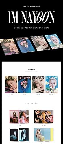 Duas vezes Nayeon IM Nayeon 1º Solo Mini Álbum B-Na Versão CD+Photobook+Envelope+1p POTOCARD POLAROID+1P CLEO