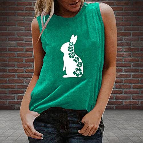 Camisas de estampa de coelho feminino de Beuu