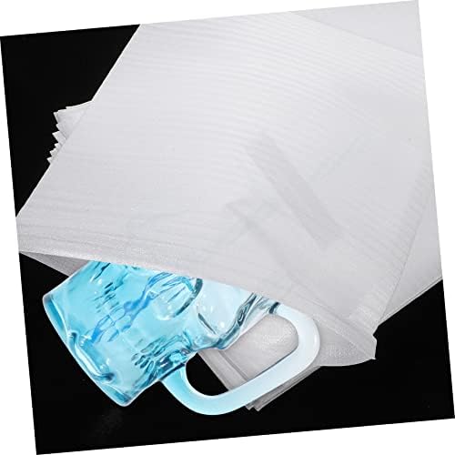 Excelt 100pcs envelopes brancos sacos brancos bolsas de espuma de papel de embrulho branca para copos de espuma de copos