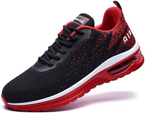 Mehoto Mens Air Running Sneakers, Men Sport Fitness Gym jogging Walking Shoes leves, tamanho 7-12.5