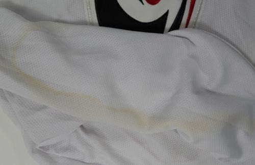 Carolina Hurricanes 33 Jogo emitiu White Practice Jersey DP24958 - Jogo usado NHL Jerseys