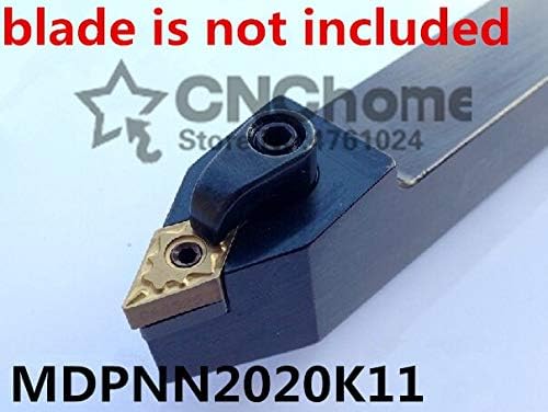 FINCOS MDPNN2020K11 TOLUTOR DE TRUNTAÇÃO DO TURNAGEM, suporte da ferramenta CNC, ferramentas de giro externas, ferramenta de corte de metal de torno para DNMG110404/08 Inserções -: mdpnn2020k11)