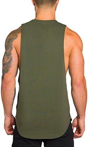 Tampo de tanque de treino Tampo para homens para homens sem mangas com facebuilding muscle fitness corto de ginástica coletes de camisetas