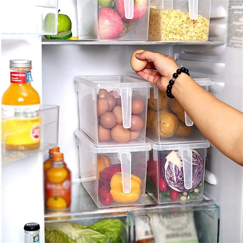 Caixa de armazenamento transparente de cozinha PDGJG Recipientes de alimentos selados de feijões